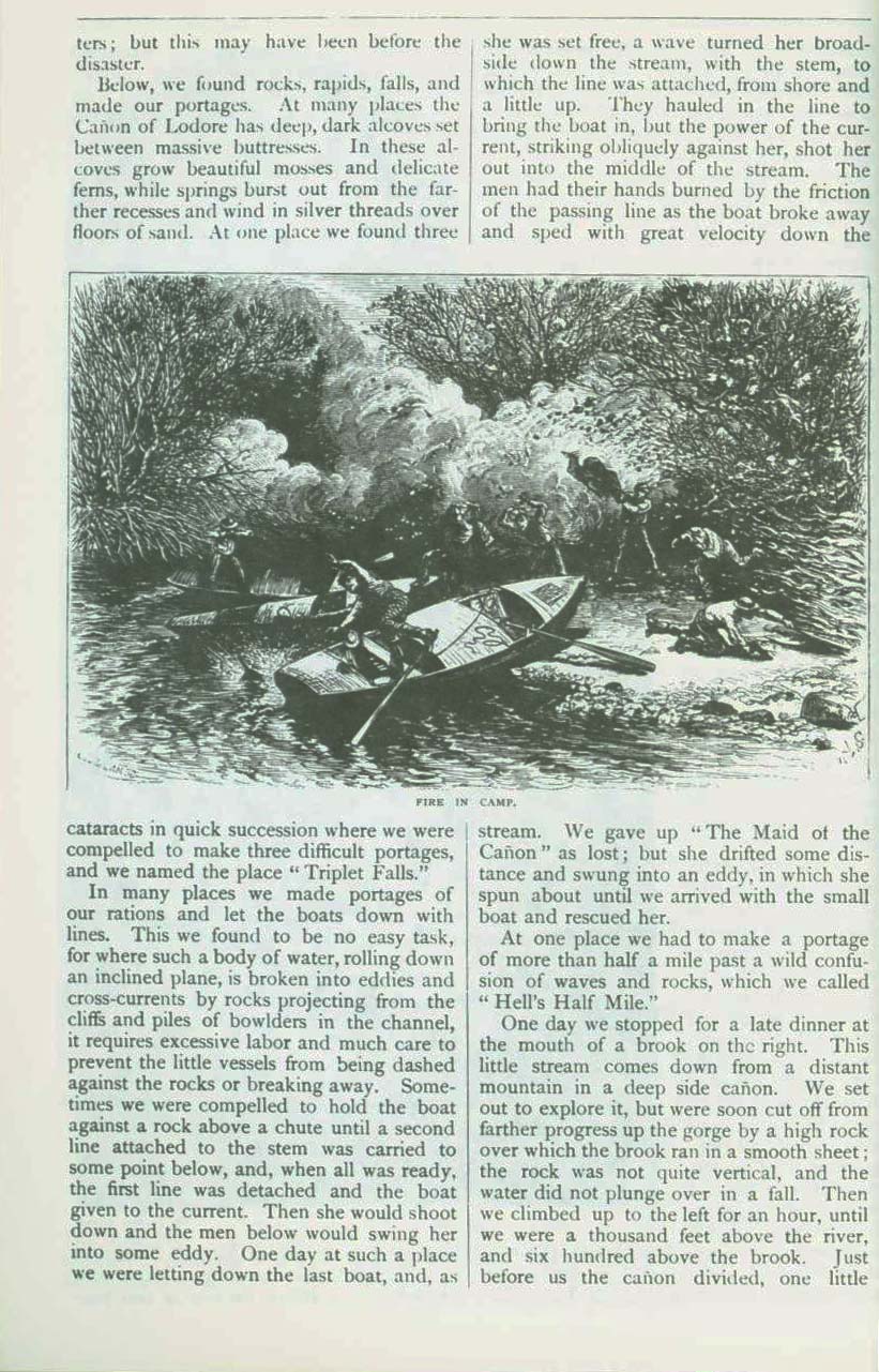 THE CA&Ntilde;ONS OF THE COLORADO-- the 1869 discovery voyage down the Colorado River. vist0059d